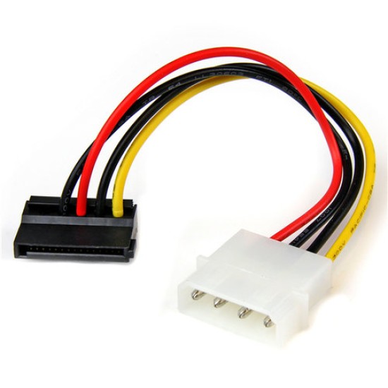 Cable de Alimentación StarTech.com - Molex 4 Pines - SATA 15 Pines - 15 cm - SATAPOWADPL