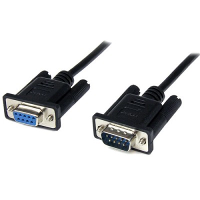 Cable StarTech.com 2m Modem Nulo Serial DB9 Hembra a Macho - SCNM9FM2MBK