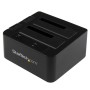 Docking Station StarTech.com - 2.5"/3.5" - USB 3.0 - SATA - eSATA - HDD/SSD - 2 bahías - Negro - SDOCK2U33EB