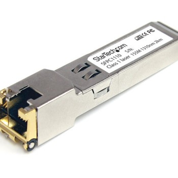 Transceptor SFP StarTech.com 1000BASE-T RJ-45 Cobre Modelo SFPC1110 Transceptor SFP StarTech.com 1000BASE-T RJ-45 Cobre Modelo SFPC1110