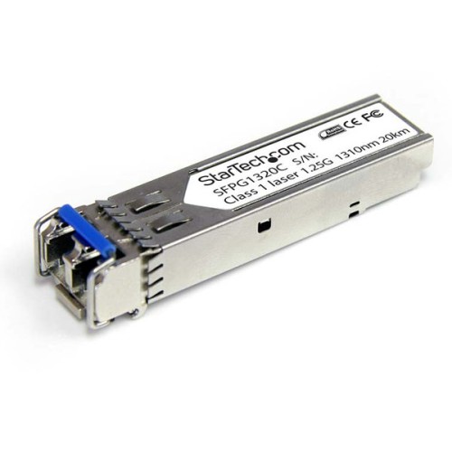 Módulo Transceptor SFP StarTech.com 1000Mbps LC Cisco 20Km SFPG1320C