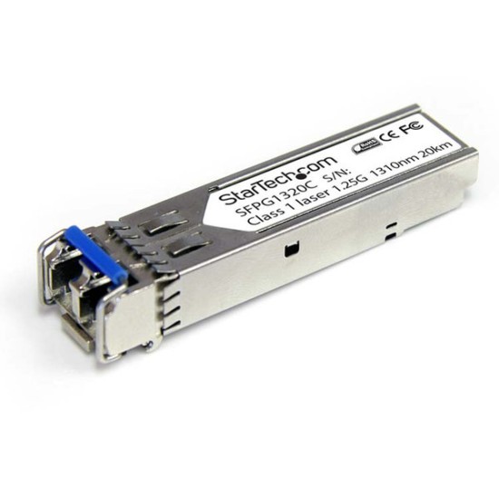 Módulo Transceptor StarTech.com - Conecta SFP - 1000Mbps - DDM LC - Cisco MiniGBIC - 20Km - SFPG1320C