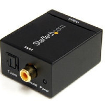 Convertidor de Audio StarTech.com Digital Coaxial SPDIF Toslink a RCA Analógico Modelo SPDIF2AA Convertidor de Audio StarTech.com Digital Coaxial SPDIF Toslink a RCA Analógico Modelo SPDIF2AA