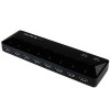 HUB USB StarTech.com ST103008U2C - 10 Puertos USB 3.0 -  2 Puertos 1.5A - Negro - ST103008U2C