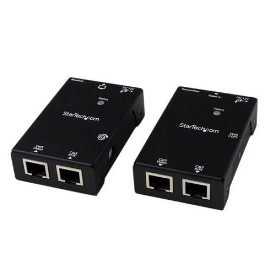 Kit Extensor de Video y Audio StarTech.com HDMI por Cable UTP - Cat5 - Cat6 RJ45 con Power over Cable - 50m - ST121SHD50