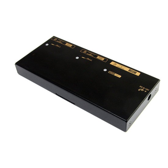 Divisor StarTech.com ST122HDMI2 - Bifurcador HDMI 2 Puertos - Audio Splitter - ST122HDMI2