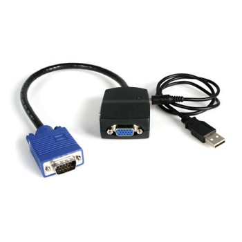 Divisor de Video StarTech.com VGA de 2 Puertos - 300MHz - ST122LE