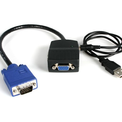 Divisor de Video StarTech.com VGA de 2 Puertos - 300MHz - ST122LE