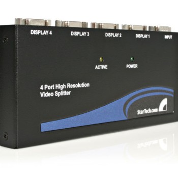 Duplicador Divisor VGA StarTech.com 4 Puertos 350MHz Modelo ST124PRO