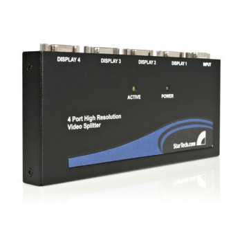 Duplicador Divisor StarTech.com ST124PRO Splitter VGA - 4 Puertos - 350MHz - Duplicador - ST124PRO