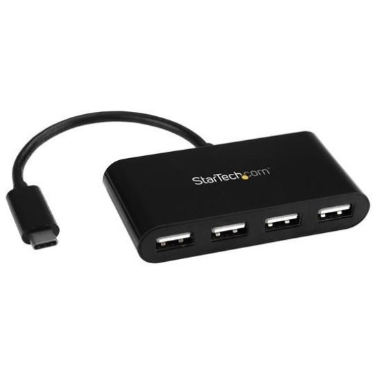 Hub USB StarTech.com ST4200MINIC - 4 Puertos - USB Tipo C a USB Tipo A - Negro - ST4200MINIC