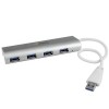 Concentrador StarTech.com USB 3.0 4 Puertos Hub con Cable Incorporado - ST43004UA Concentrador StarTech.com USB 3.0 4 Puertos Hub con Cable Incorporado - ST43004UA