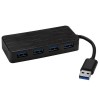 Hub Concentrador StarTech.com ST4300MINI - USB 3.0 - 4 Puertos - Negro - ST4300MINI Hub Concentrador StarTech.com ST4300MINI - USB 3.0 - 4 Puertos - Negro - ST4300MINI