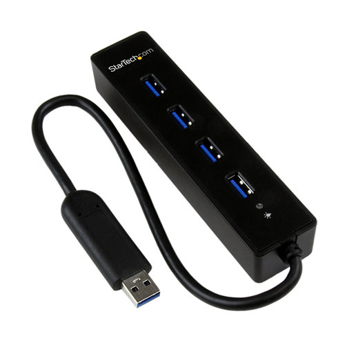 Hub USB 3.0 StarTech.com 4 Puertos Portátil Super Speed Modelo ST4300PBU3 Hub USB 3.0 StarTech.com 4 Puertos Portátil Super Speed Modelo ST4300PBU3