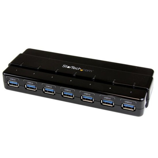 Hub StarTech.com ST7300USB3B - Concentrador USB 3.0 - 7 Puertos - ST7300USB3B