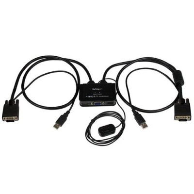 KVM StarTech.com - 2 Puertos VGA - 2x USB - 85cm - SV211USB