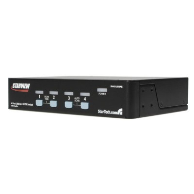 KVM StarTech.com - 4 Puertos VGA - 4x USB - 4x 3.5mm - SV431USBAE