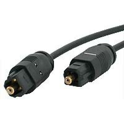 Cable StarTech.com - 3m - TosLink - Audio Digital Óptico - SPDIF Delgado - Negro - THINTOS10