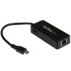 Adaptador de Red StarTech.com - Puerto Gigabit a USB - USB Tipo C - Puerto USB Extra - US1GC301AU Adaptador de Red StarTech.com - Puerto Gigabit a USB - USB Tipo C - Puerto USB Extra - US1GC301AU