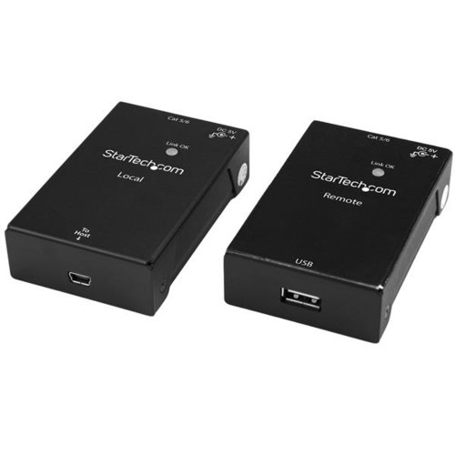 Extensor USB 2.0 StarTech.com 1 Puerto por Cable Cat5/Cat6 - 50 Metros - Modelo USB2001EXTV