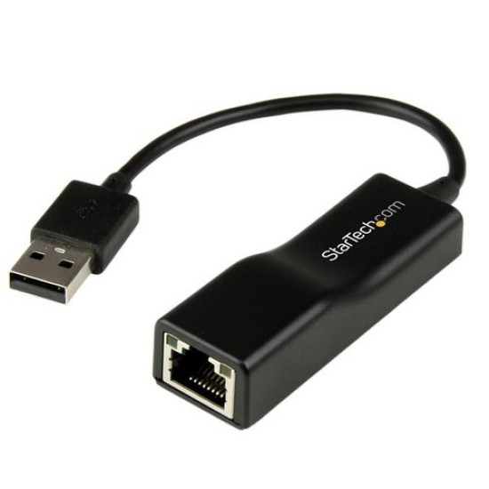 Adaptador StarTech.com Externo USB 2.0 - Red Fast Ethernet 10/100 Mbps - USB2100