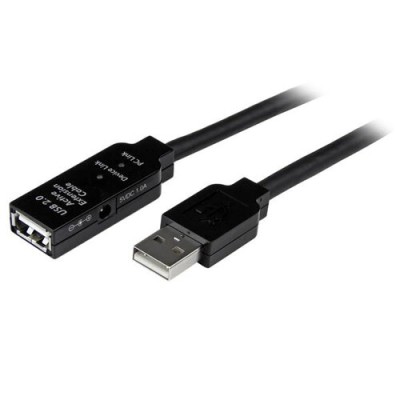 Cable StarTech.com USB2AAEXT10M - 10M - USB 2.0 - Macho a Hembra - Negro - USB2AAEXT10M