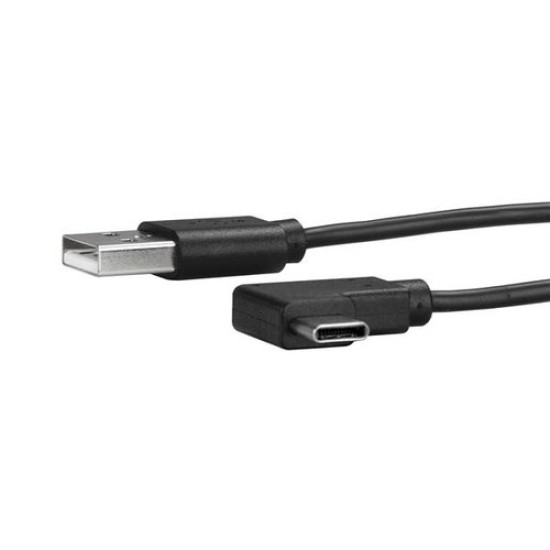 Cable StarTech.com USB2AC1MR - USB-A a USB-C - 1 Mt - Negro - USB2AC1MR