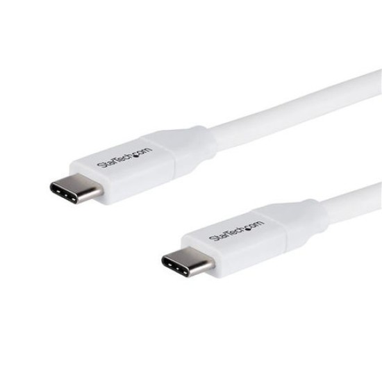 Cable StarTech.com USB2C5C2MW - USB-C - 2Mts - Blanco - USB2C5C2MW