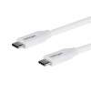 Cable StarTech.com USB2C5C4MW - USB-C - 4Mts - Blanco - USB2C5C4MW Cable StarTech.com USB2C5C4MW - USB-C - 4Mts - Blanco - USB2C5C4MW