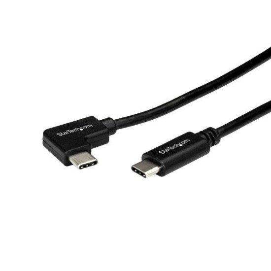 Cable USB StarTech.com USB2CC1MR - USB C a USB C - 1m - Acodado a La Derecha - USB2CC1MR