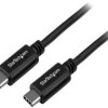 Cable StarTech.com USB2CC50CM - USB Tipo-C - Macho a Macho - 0.5 m - Negro - USB2CC50CM Cable StarTech.com USB2CC50CM - USB Tipo-C - Macho a Macho - 0.5 m - Negro - USB2CC50CM