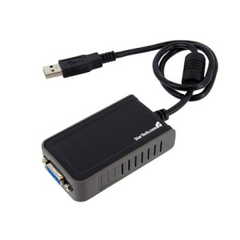 Adaptador USB a VGA StarTech.com Resolución 1600x1200 Modelo USB2VGAE2