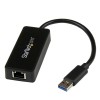 Adaptador Tarjeta de Red StarTech.com - Ethernet - 1 Puerto RJ45 - Externa USB 3.0 - Negro - USB31000SPTB Adaptador Tarjeta de Red StarTech.com - Ethernet - 1 Puerto RJ45 - Externa USB 3.0 - Negro - USB31000SPTB