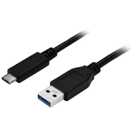 Cable StarTech.com USB315AC1M - USB 3.0 - USB-A a USB-C - 1 Mt - Negro - USB315AC1M