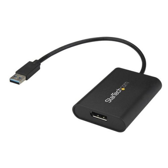 Adaptador de Video StarTech.com - USB 3.0 a Displayport - Externo - 4K - 30Hz - USB32DPES2