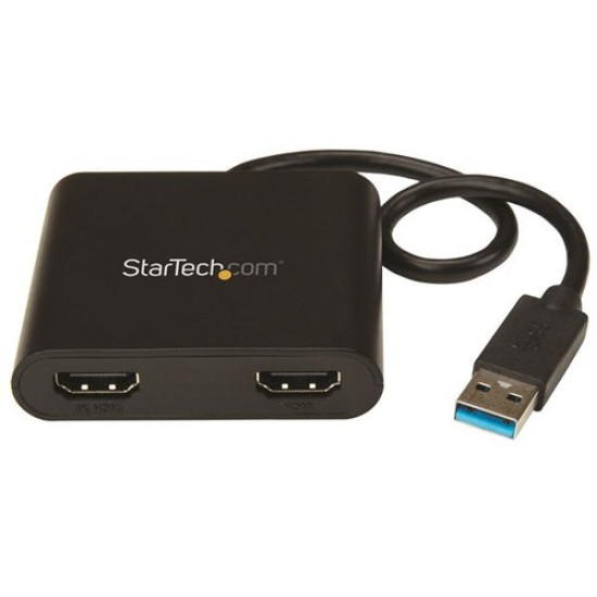 Adaptador de Video StarTech.com USB32HD2 - USB 3.0 a HDMI 4k - Negro - USB32HD2