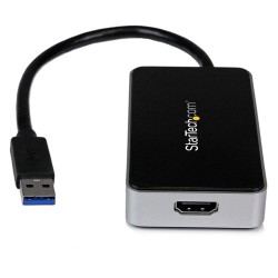 Adaptador USB 3.0 a HDMI StarTech.com con Hub USB - 1080p - Modelo USB32HDEH