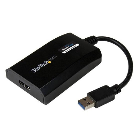 Adaptador de Vídeo StarTech.com - USB 3.0 a HDMI - Multi Monitor - Negro - USB32HDPRO