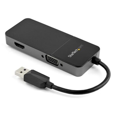 Adaptador de Vídeo StarTech.com - USB a HDMI/VGA - Macho/Hembra - USB32HDVGA