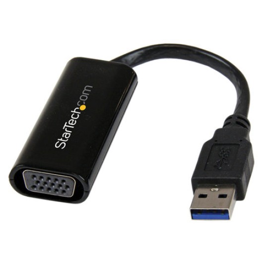 Adaptador de Video StarTech.com - USB 3.0 a VGA - Negro - USB32VGAES