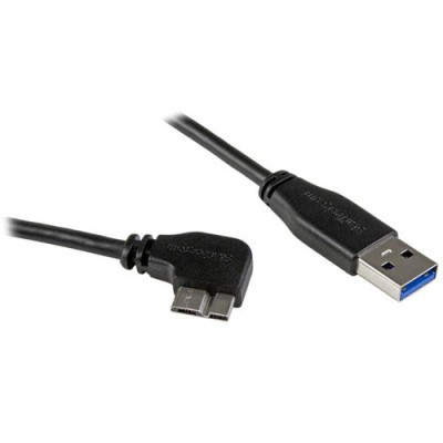 Cable USB StarTech.com - Micro USB a USB - 0.5m - USB 3.0 - Negro - USB3AU50CMRS