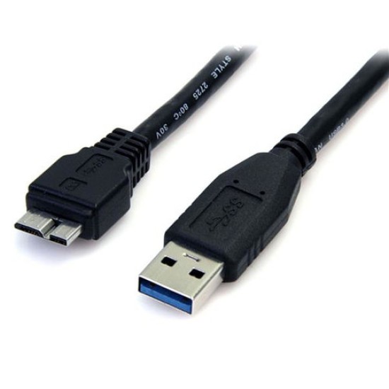 Cable USB 3.0 Startech.com - Micro USB B a USB A - Macho a Macho - 50cm - USB3AUB50CMB