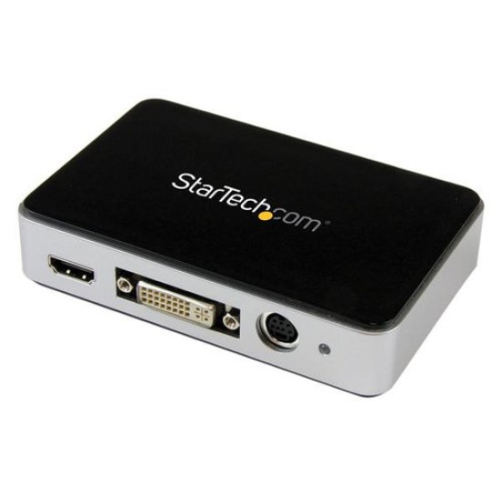 Capturadora de Video StarTech.com USB3HDCAP - USB 3.0 - HDMI - DVI - VGA - HD 1080p - USB3HDCAP