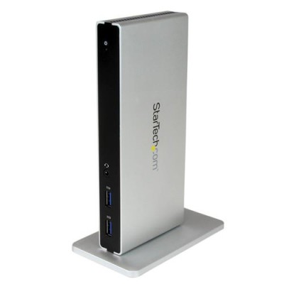 Docking Station StarTech.com USB3SDOCKDD - HDMI - VGA - DVI - Plata - USB3SDOCKDD Docking Station StarTech.com USB3SDOCKDD - HDMI - VGA - DVI - Plata - USB3SDOCKDD