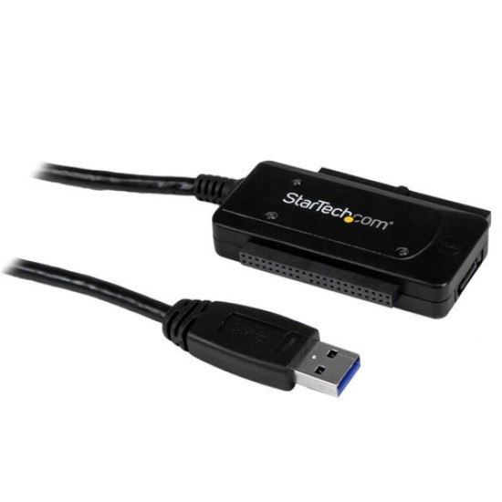 Adaptador Convertidor StarTech.com - SATA IDE a USB 3.0 - Para Disco Duro - USB3SSATAIDE