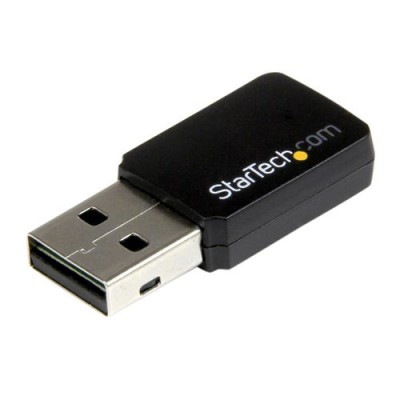 Mini Adaptador de Red StarTech.com - USB 2.0 - Wi-Fi - Inalámbrico - USB433WACDB