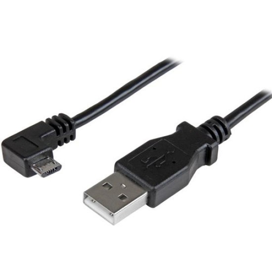 Cable USB StarTech.com - USB A a Micro USB B - 2m - Negro - USBAUB2MRA