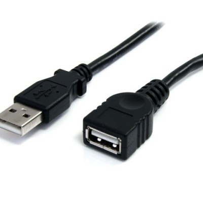 Extensión USB StarTech.com - USB 2.0 - 0.9 m - USBEXTAA3BK