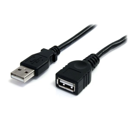 Extensión USB StarTech.com - USB 2.0 - 0.9 m - USBEXTAA3BK