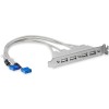 Tarjeta de Expansión StarTech.com - IDC - 4x USB 2.0 - USBPLATE4 Tarjeta de Expansión StarTech.com - IDC - 4x USB 2.0 - USBPLATE4